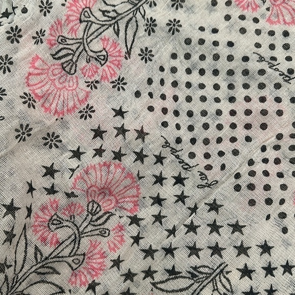 Free People Gauze Boho Reusable Shopping Tote Bag - Picture 3 of 3